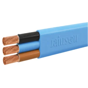 Cable Sumergible Plano JAINSON 3 Conductores para Bombas de Pozo