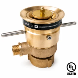 Boquilla Agua-Espuma UL HD Fire VARSHA HF40U Bronce 500 / 750 GPM 3”